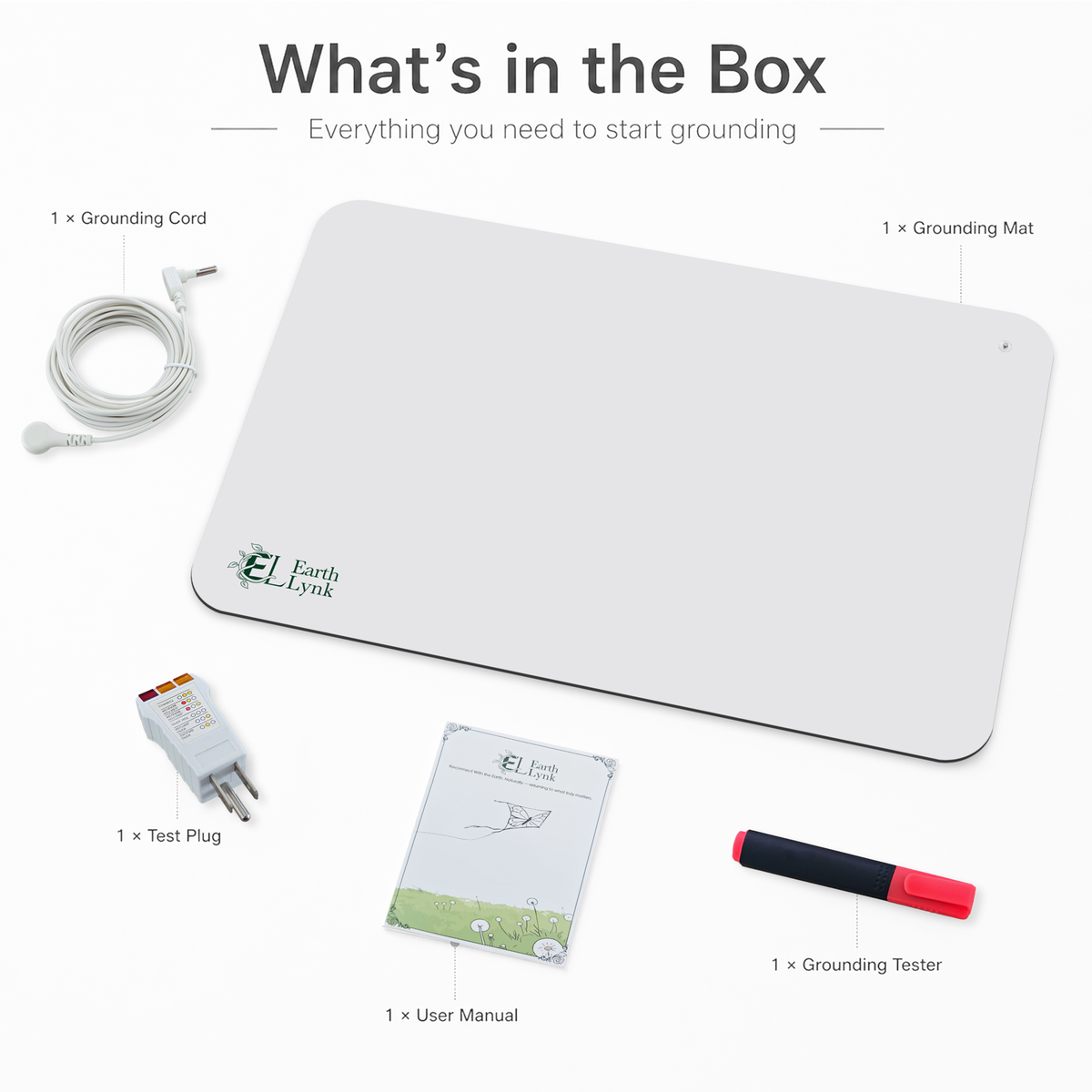 White Grounding Mat