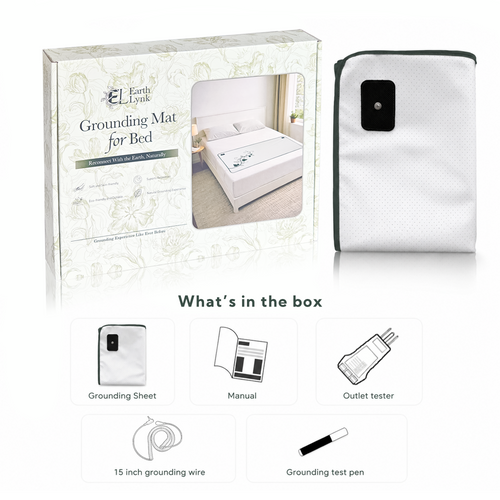 White grounding mat in the box